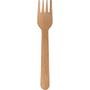 ABENA Gaffel, ABENA Gastro, 16cm, brun, birketræ/voks, enkeltindpakket