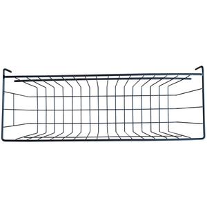 _ Trådkurv, 53x17x14cm,  sort, metal, til 6 ltr. inventarspand og kemi (1999904788)