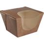 ABENA Salatboks, 9,5x8,5x9,5cm, 900 ml, brun, cellulose, dyb