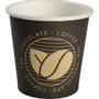ABENA Kaffebæger Beans, ABENA Gastro, 5,9cm, Ø6,2cm, 10 cl, 12 cl, sort, pap/PE, 4 oz