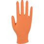 _ Undersøgelseshandske,  ABENA Classic Sensitive,  S, orange, nitril, pudderfri