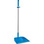 Vikan Fejebakke, Vikan, blå, aluminium/PP, med lang skaft *Denne vare tages ikke retur*