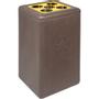 BrickBin Affaldsspand, BrickBin, brun, kaffeaffald, 65 l, brun/gul, til opsamling af kopper *Denne vare tages ikke retur*