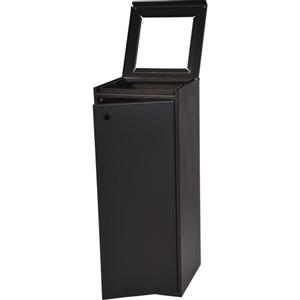 Tina Trolleys Affaldsspand,  Tina Trolleys, sort, pulverlakeret stål, 100 l, med åbent låg *Denne vare tages ikke retur* (1999910574)