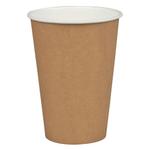 Kaffebæger,  ABENA Gastro, 9,3cm, Ø7cm, 20 cl, 22 cl, brun, pap/PE, 7,5 oz