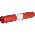Sækko-Boy sæk, rød, LDPE/ genanvendt,  58x103cm, 2-i-1, til opdeling af 120 l Sækko-Boy stativ