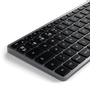 SATECHI Slim X1 Trådløst tastatur Designet for Apple, nordisk layout, bluetooth,  baklyste taster (ST-BTSX1M-ND)