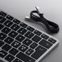 SATECHI Slim X1 Trådløst tastatur Designet for Apple, nordisk layout, bluetooth,  baklyste taster (ST-BTSX1M-ND)