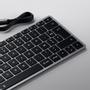 SATECHI Slim W1 Tastatur Designet for Mac & iOS, nordisk layout, USB-C, baklyste taster (ST-UCSW1M-ND)