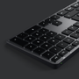 SATECHI Slim X3 Trådløst tastatur For Apple, nordisk layout, opp til 4 bluetooth enheter, baklyste taster (ST-BTSX3M-ND)