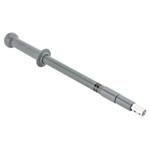 Teleskopskaft med klik, Vikan, Ø3,5cm, grå, aluminium/ PP,  58-139cm