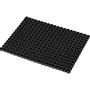 Notrax Skrabemåtte, Notrax, 100x150x2,3cm, sort, gummi, uden kant *Denne vare tages ikke retur*