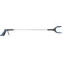 _ Affaldsopsamler,  90cm, sort, aluminium/ plast,  med flad gribefunktion