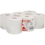 KIMBERLY-CLARK Håndklæderulle, Kimberly-Clark Wypall L10, 1-lags, Midi, 239,4m x 18,3cm, Ø19,2cm, hvid, genanvendt papir, med spiralhylse *Denne vare tages ikke retur*
