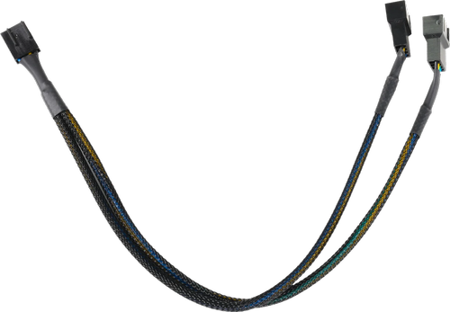 Inet Splitter for PWM fans, 4-pin to 2x4-pin fe, black (8906900)