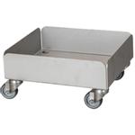 Dunkvogn, Tina Trolleys, 305x265x150mm,  sølv, rustfrit stål, til 25 kg dunke