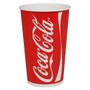 COCA-COLA Papbæger, Coca-Cola, 11,5cm, Ø8cm, 30 cl, 34 cl, rød, pap/PE, 12 oz