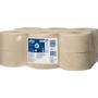 TORK Jumborulle, Tork T2 Advanced, 2-lags, Mini, 170m x 9,4cm, Ø18,8cm, ubleget, genanvendt papir