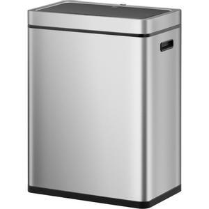 EKO Affaldsspand,  EKO Mirage, stål mat, rustfrit stål, 2-rums, 2x30 l, med sensor (1999916269)