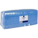 Industriaftørring,  ABENA, 1-lags, interfold,  42x38cm, blå, polyester/ viskose