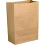 Abena Klodsbundspose, 20x10x30cm, 6 l, brun, papir, uden hank, med sidefals