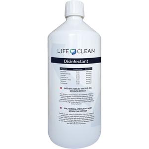 LIFECLEAN Overfladedesinfektion,  LifeClean,  1 l, uden klor, farve og parfume (100000969004*6)