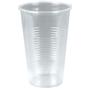 Abena Fadølsglas, 13,8cm, Ø9,5cm, 50 cl, 60 cl, klar, PP, med riller