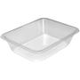 ABENA Bakke, K 2227-1G, 22,7x17,8x6cm, 1660 ml, klar, APET, 1-rums, standard serie, hovedret