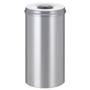 _ Brandhæmmende affaldsspand,  sølv, metal, 50 l, brandsikker