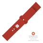 FIXED Silicone Strap Smartwatch Universal 20mm Red (FIXSST2-20MM-RD)