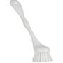Vikan Opvaskebørste, Vikan, 24x5x5,5cm, hvid, nylon/PP, stiv, 50% genanvendt plast