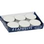 _ Fyrfadslys, Ø5,8cm, hvid, 8 timer, stearin, maxi