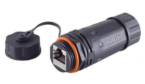 MICROCONNECT RJ45 coupler, CAT 6a, IP68, (KONCAT6A68)