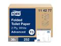 TORK Toalettpapper TORK Adv T3 2-lag 252/fp