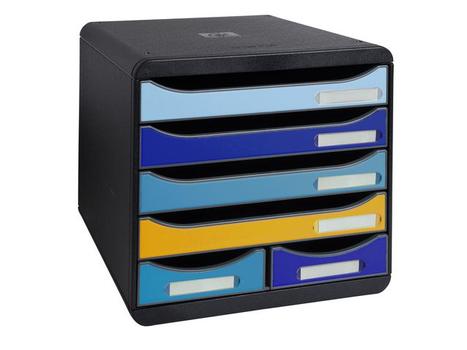 EXACOMPTA Skuffekabinett EXACOMPTA BeeBlue 6sk ass (3124202D)