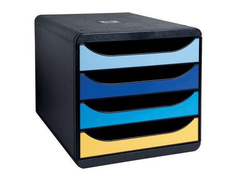 EXACOMPTA Skuffekabinett EXACOMPTA BeeBlue 4sk ass (3104202D)