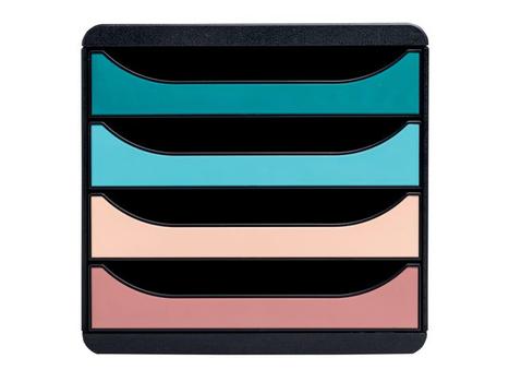 EXACOMPTA Skuffekabinett EXACOMPTA Skandi 4sk ass (310606D)