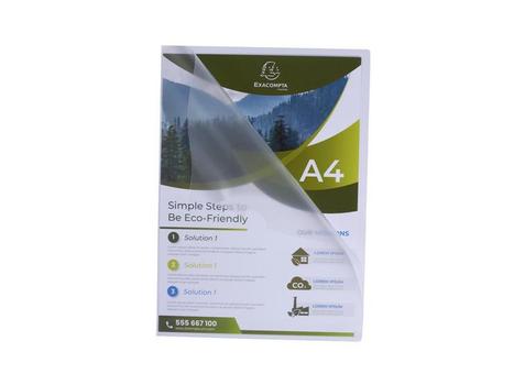 EXACOMPTA Plastomslag EXACOMPTA A4 PP 120my (100) (58320E)