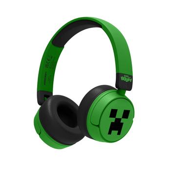 MINECRAFT Headphone On-Ear Wireless 85dB/95dB Sharing Aux (MC1231)