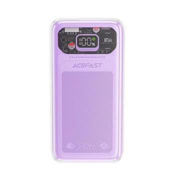 Acefast powerbank 10000mAh fast charging 30W Sparkling Series - Purple (6974316281993)
