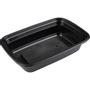 _ Takeaway bakke, ABENA Cater-Line, 19,9x13,5x4,5cm, 705 ml, 710 ml, sort, PP, 1-rums, til flergangsbrug