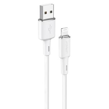 Acefast USB-A to Lightning Cable MFI,0 1.2m, 2.4A - White (6974316280699)