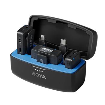 BOYA Wireless 2.4GHz Microphone x2 BOYAMIC 3.5mm TRS Lightning USB-C (BOYAMIC)