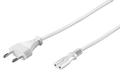 MICROCONNECT Power Cord Notebook 0.5m White