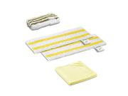 Kärcher Klutsett til SC damprensere 2 universelle gulvvaskekluter, 1 klut for håndmunnstykket, 1 mikrofiberklut