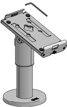 ERGONOMIC SOLUTIONS 120MM POLE WITH DURATILT AND U-FRAME CPNT (STK002-02)