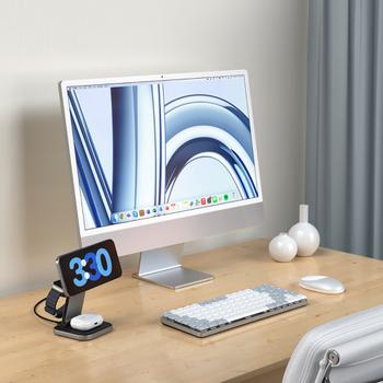 SATECHI 3-in-1 Foldable Qi2 Wireless Charging Stand Sort (ST-Q31FM-EA)