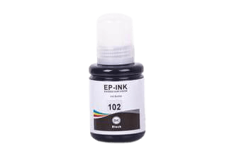NS Supplies Epson 102 C13T03R140 sort Blæk refill kompatibel (C13T03R140)