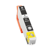 NS Supplies Epson 24 XL C13T24314010 sort blækpatron kompatibel