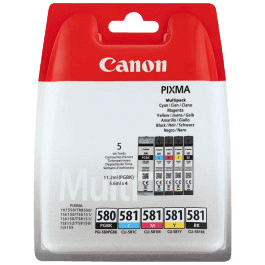 CANON PGI-580 + CLI-581 2078C005 CMYK rabatpakke original (2078C005AA)